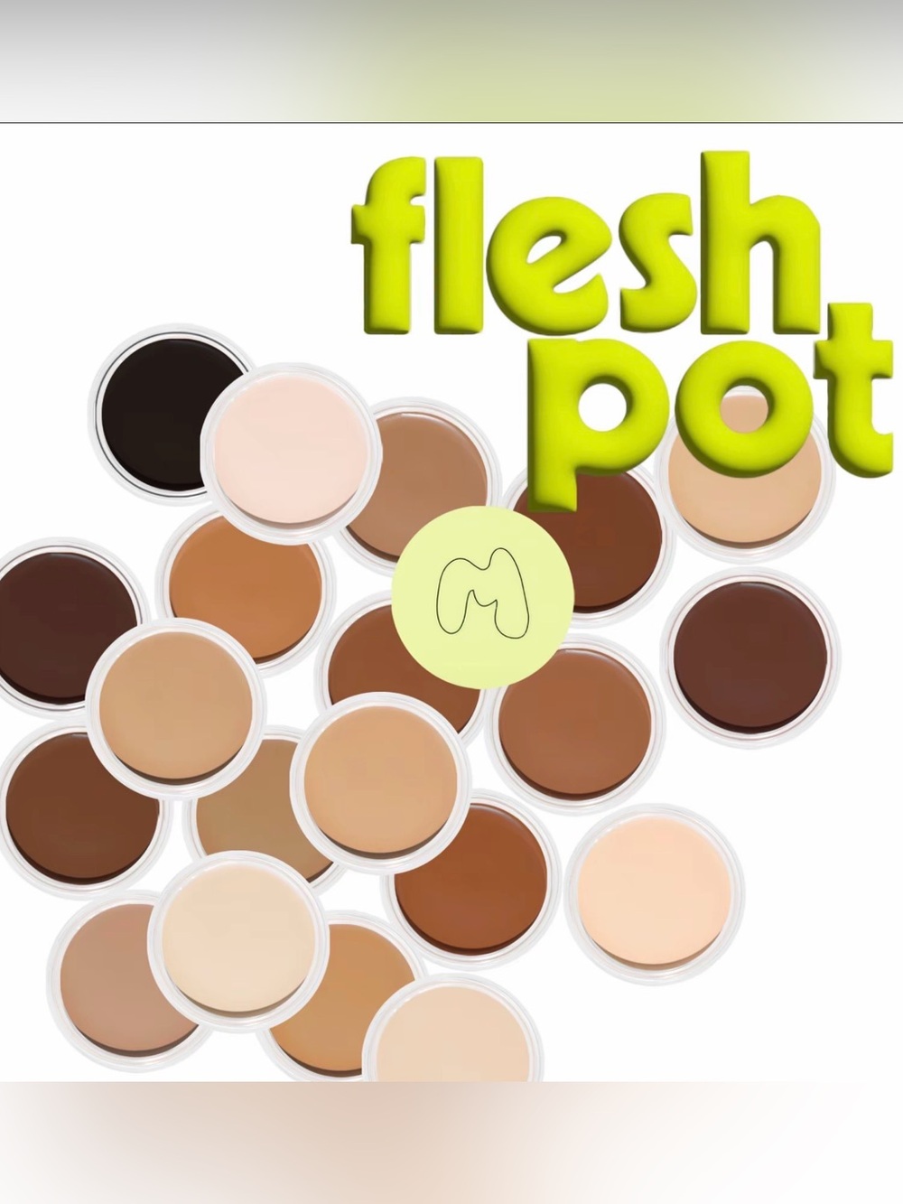 Made by Mitchell FP7 Flesh Pot Soft Matte Concealer- medium w neutral undertones - Picture 4 of 9